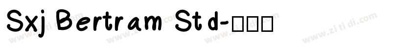 Sxj Bertram Std字体转换